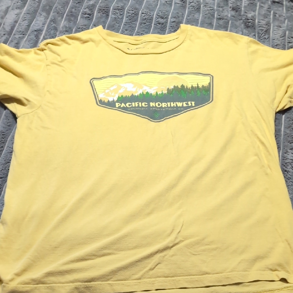 Columbia Soft Yellow Tee